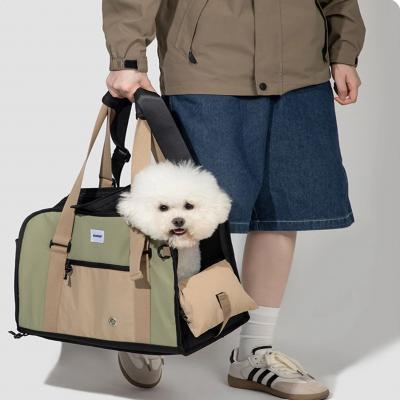 Pet Carrier for Cats Dog Carrying Bag Portable Pet Tote Bag Foldable Travel Pet Shoulder Bag 