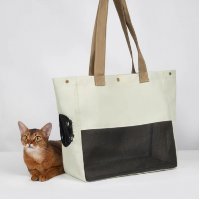 Cat Shoulder Carrier Bag Portable Breathable Pet Carrier Travel Bag For Outdoor 