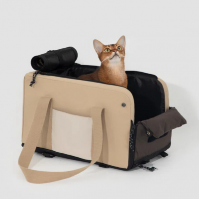 Portable Pet Travel Carrier Bags for Dog Cat Car Armrest Bag